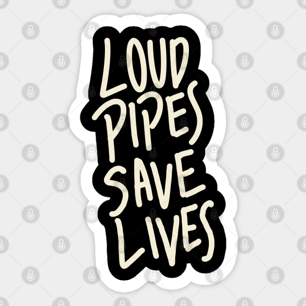 Loud exhaust saves lives new arrivals